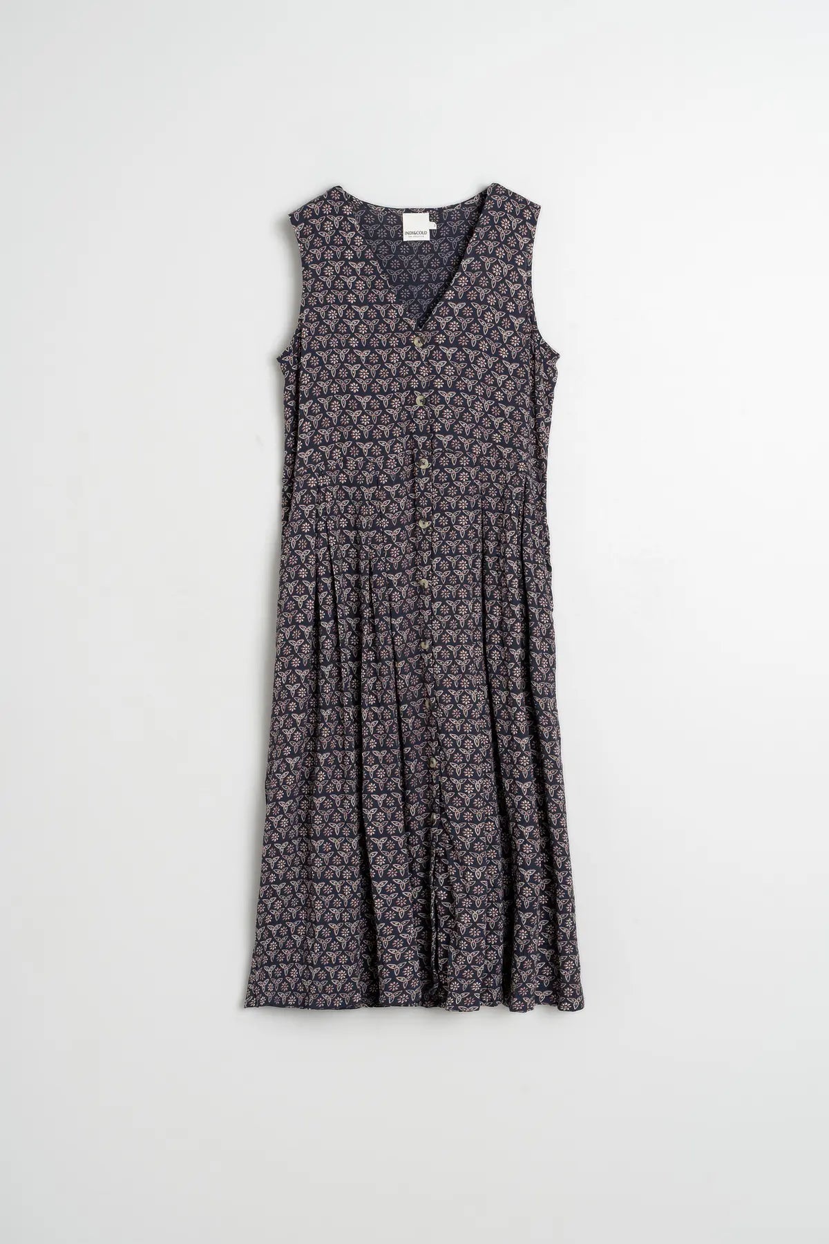 Multi Block-Print Dress