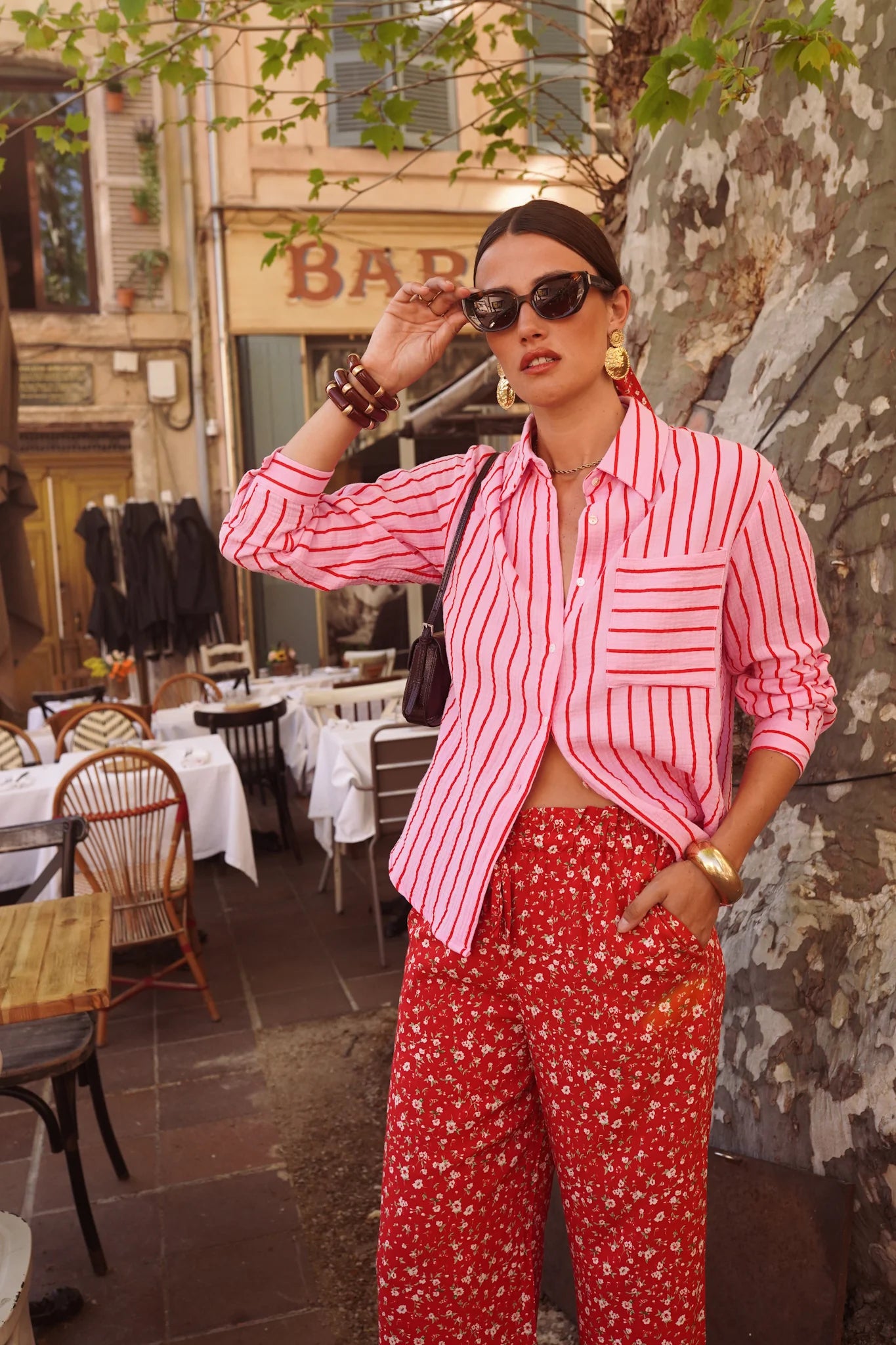 Pink Stripe Shirt