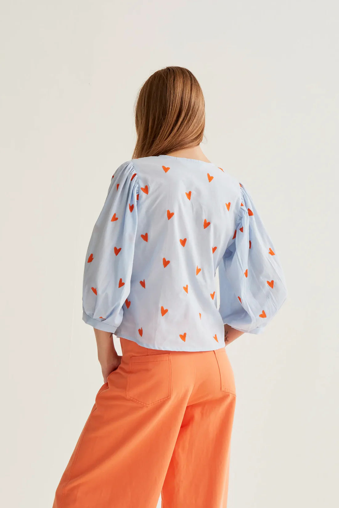 Top with Heart Embroidery