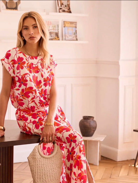 Printed Floral Skirt