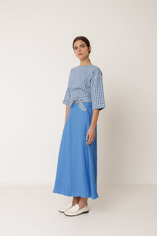 Long Linen Skirt
