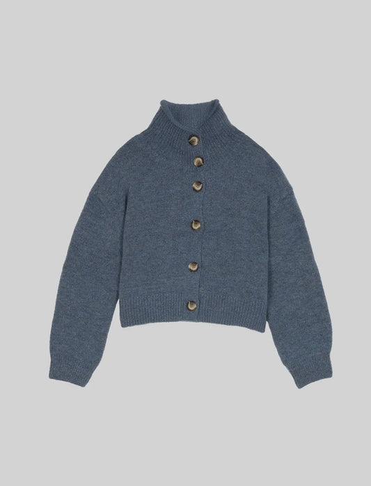 Blue Button Cardigan